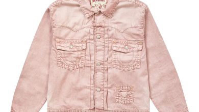 True Religion Denim Trucker Jacket Pink