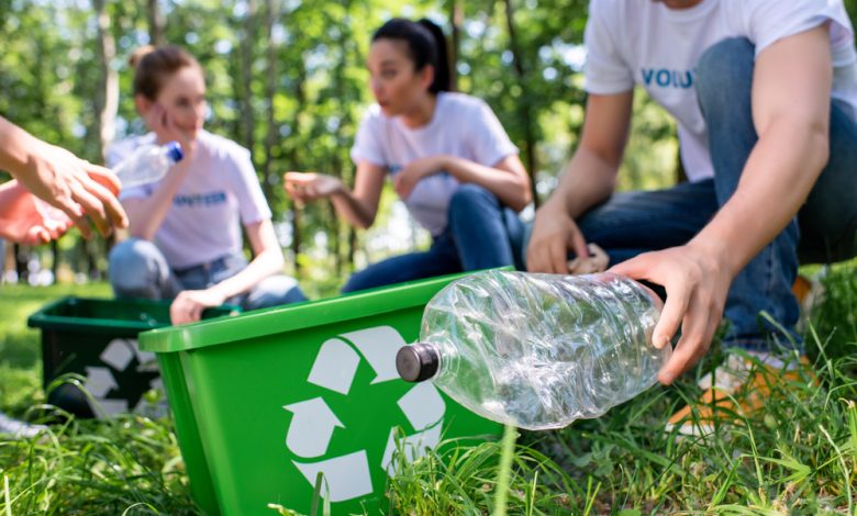 Volunteers busy in waste reduction