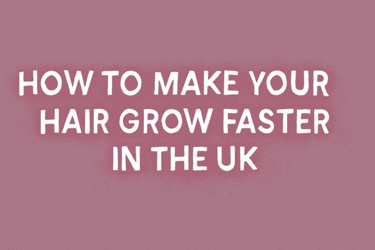 How to Make Your Hair Grow Faster in the UK: Tips & Tricks for Healthy Growth